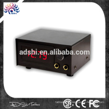 Preto e vermelho LED digital Dual Tattoo Power Supply